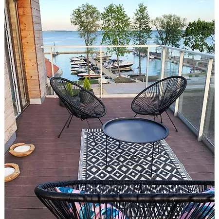 Apartament Masuria Sky W Nautica Resort Z Widokiem Na Jezioro Niegocin Lötzen Exterior foto