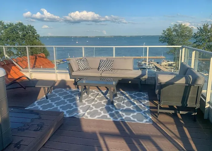 Apartament Masuria Sky W Nautica Resort Z Widokiem Na Jezioro Niegocin